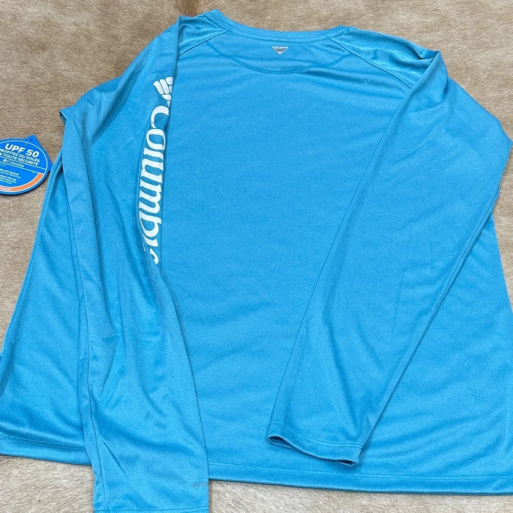 NWT Columbia Aqua Performance XL Long Sleeve Shirt UPF 50 - Picture 6 of 7